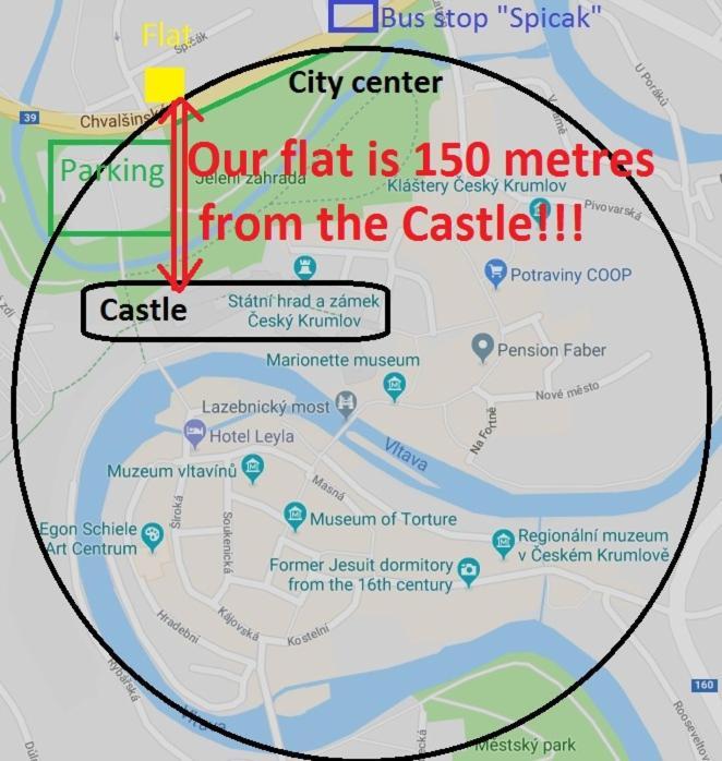 The Best Castle View-Bus Station, Parking, Center Český Krumlov المظهر الخارجي الصورة